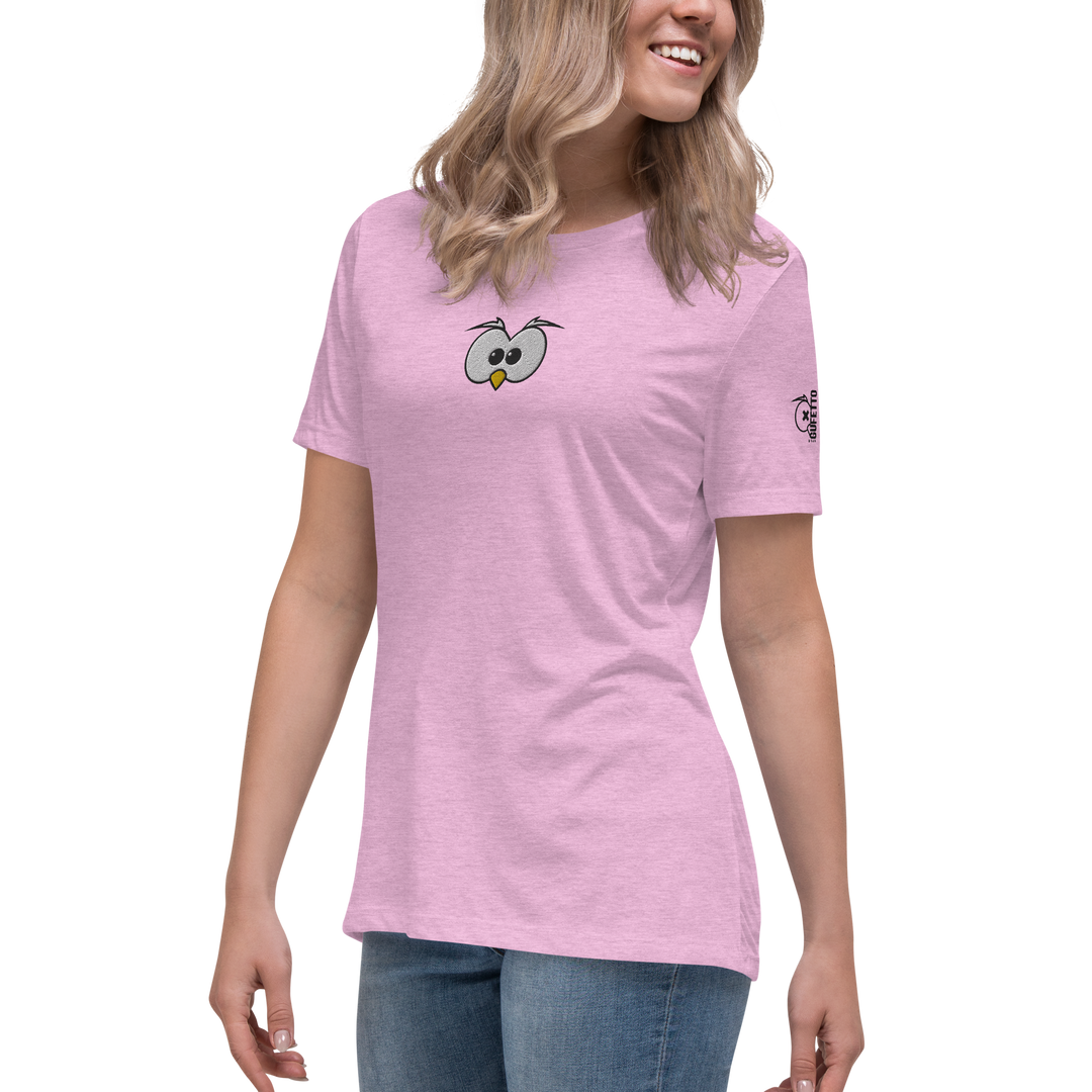 T-shirt relaxed fit donna GUFETTO OCCHI - Gufetto Brand 