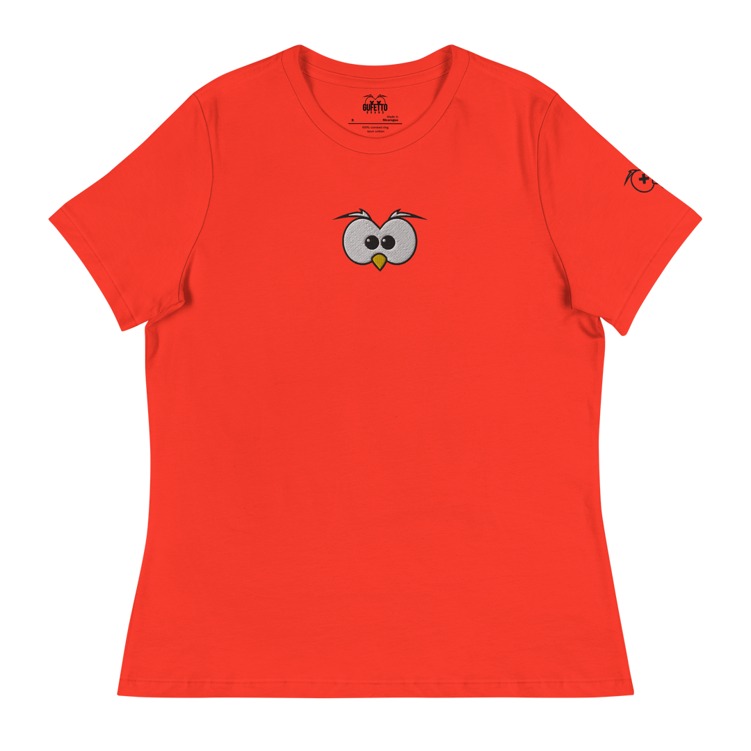 T-shirt relaxed fit donna GUFETTO OCCHI - Gufetto Brand 