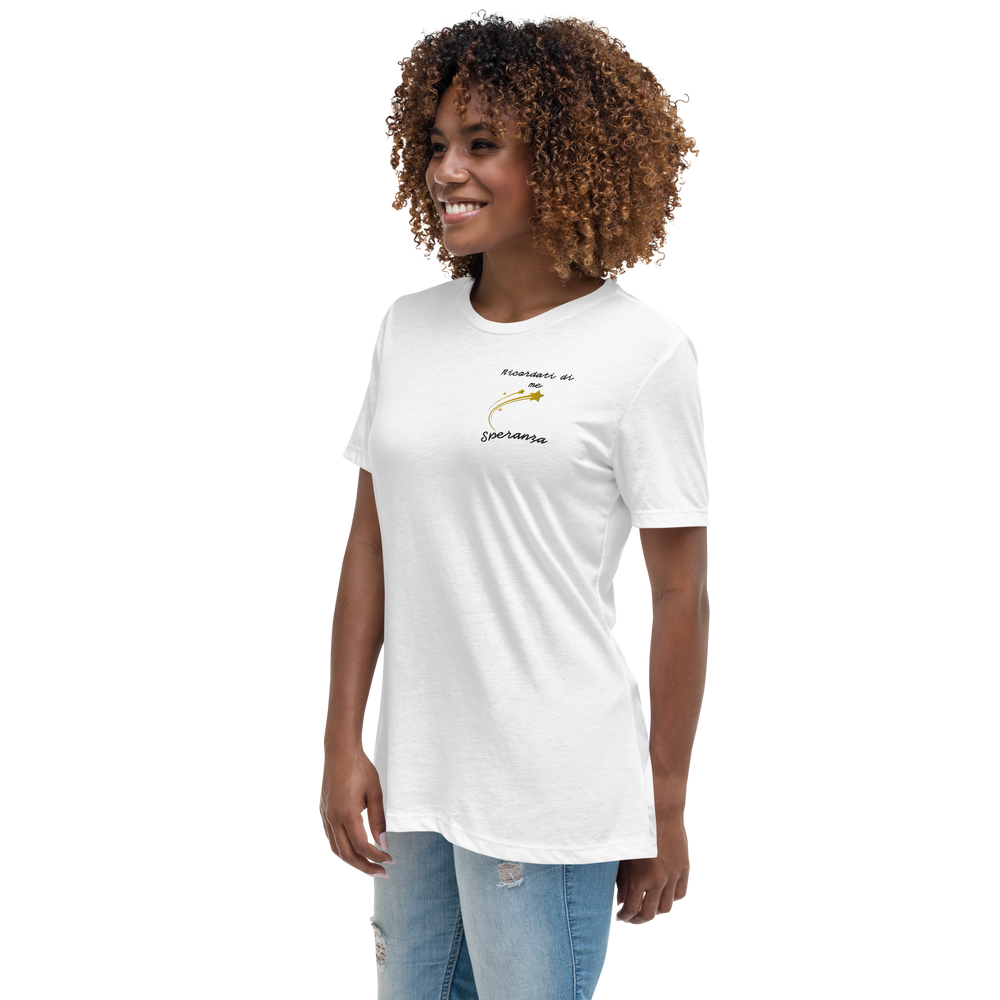T-shirt Ricamata Donna Ricordati di Me Stella - Gufetto Brand 