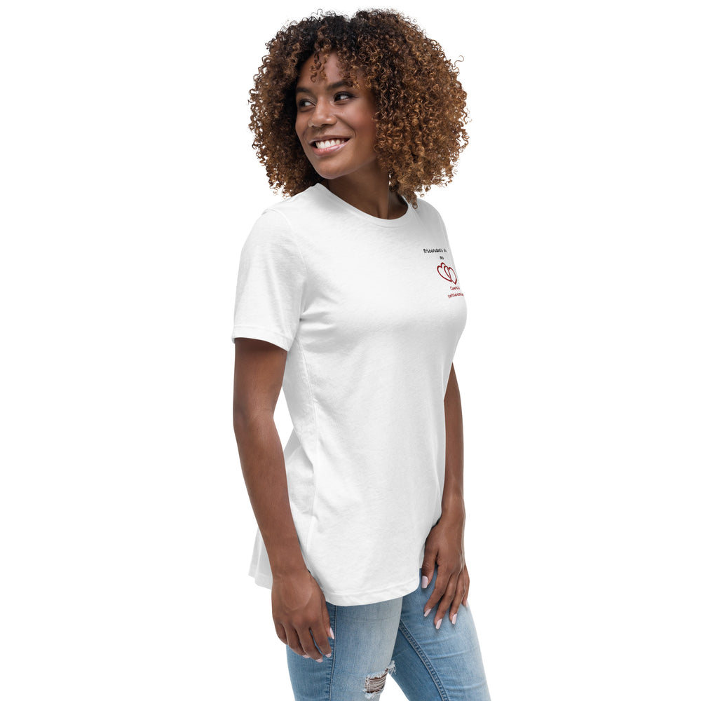 T-shirt Ricamata Donna Ricordati di me Cuori Intrecciati - Gufetto Brand 