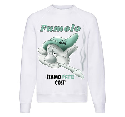 Felpa Classic Uomo Donna FUMOLO ( F7890432 ) - Gufetto Brand 
