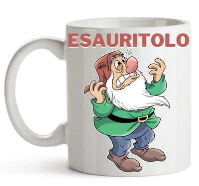 Tazza ESAURITOLO ( E4509519 ) - Gufetto Brand 