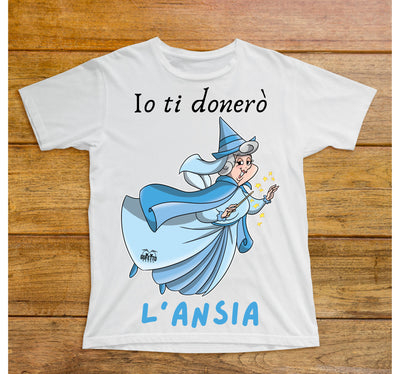 T-shirt Bambino/a Le Fatine Ignoranti Ansia ( A5709217 ) - Gufetto Brand 