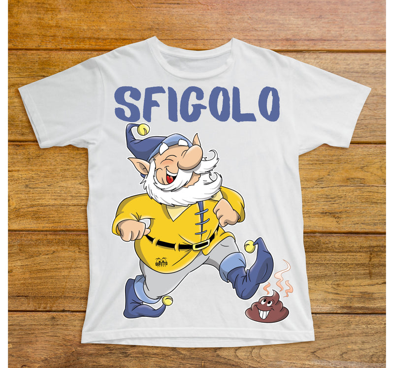 T-shirt Bambino/a Sfigolo ( S555666798 ) - Gufetto Brand 