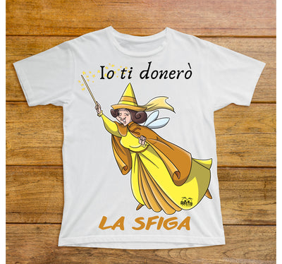 T-shirt Bambino/a Le Fatine Ignoranti Sfiga ( S6793126 ) - Gufetto Brand 