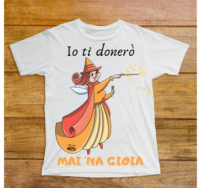 T-shirt Bambino/a Le Fatine Ignoranti Mai 'na Gioia ( G7190472 ) - Gufetto Brand 