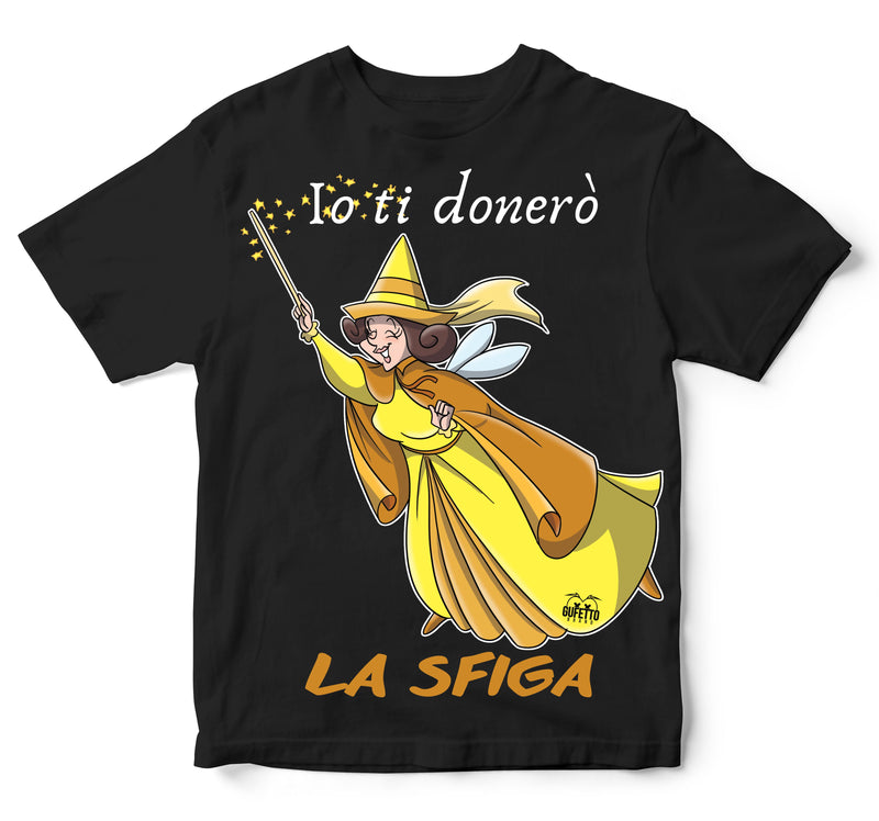 T-shirt Bambino/a Le Fatine Ignoranti Sfiga ( S6793126 ) - Gufetto Brand 