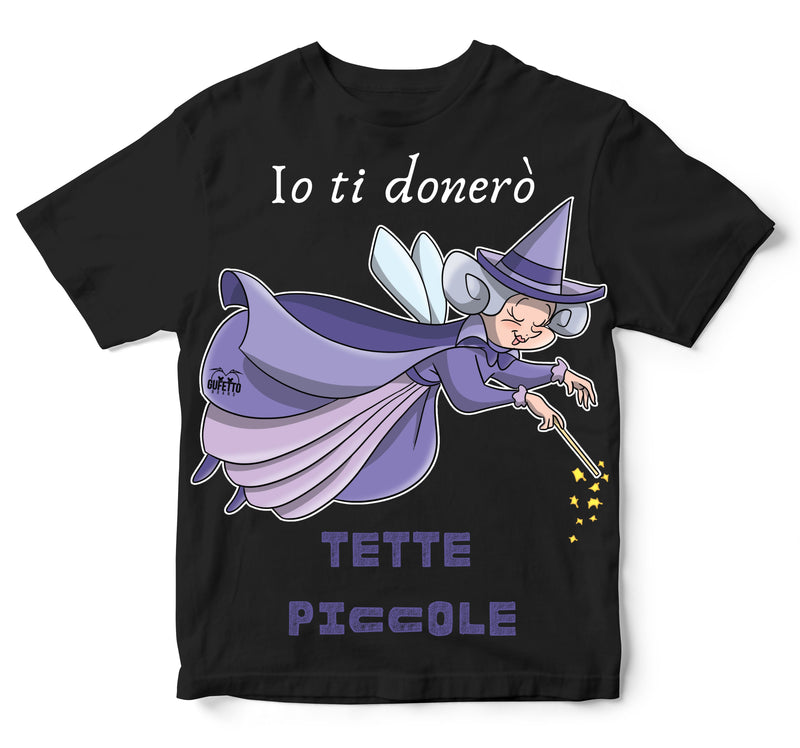 T-shirt Bambina Le Fatine Ignoranti Tette Piccole ( T7893127 ) - Gufetto Brand 