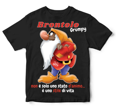 T-shirt Bambino/a Brontolo GRUMPY ( B5609274 ) - Gufetto Brand 