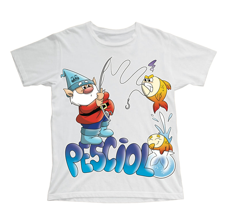T-shirt Bambino/a PESCIOLO ( P21215689 ) - Gufetto Brand 