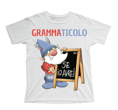 T-shirt Bambino/a Grammaticolo ( G6700972 ) - Gufetto Brand 