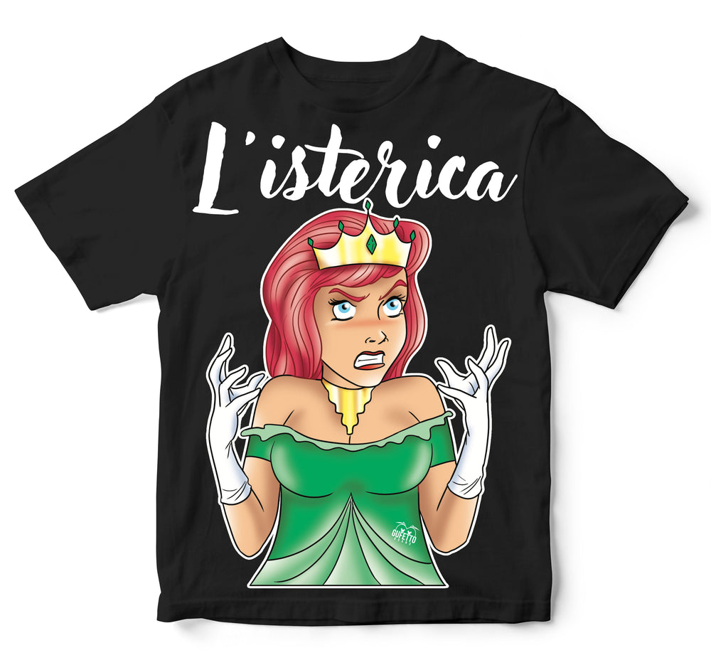 T-shirt Bambino/a Principesse 2.0 L'isterica ( I51100987 ) - Gufetto Brand 