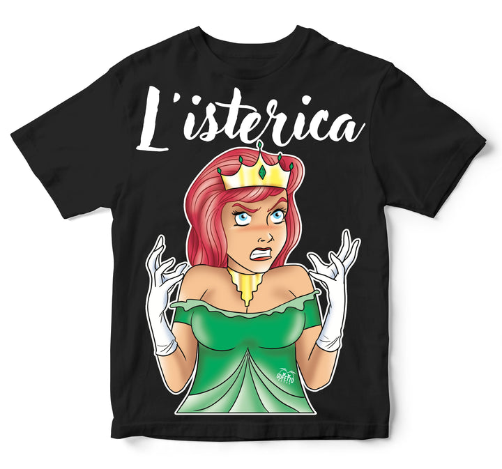 T-shirt Bambino/a Principesse 2.0 L'isterica ( I51100987 ) - Gufetto Brand 