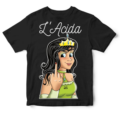 T-shirt Bambino/a Principesse 2.0 L'ACIDA ( A21907543 ) - Gufetto Brand 