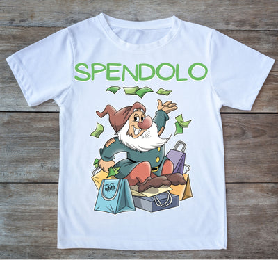 T-shirt Uomo Bianca Spendolo Outlet - Gufetto Brand 