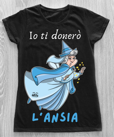 T-shirt Donna Le Fatine Ignoranti Ansia  ( A5709217 ) - Gufetto Brand 