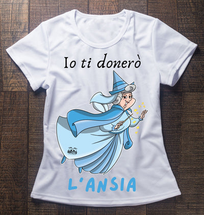 T-shirt Donna Le Fatine Ignoranti Ansia  ( A5709217 ) - Gufetto Brand 