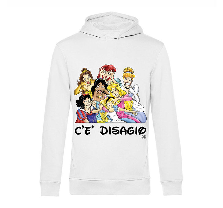 Felpa donna Principesse 3.0 LIMITED EDITION ( P7854123 ) - Gufetto Brand 
