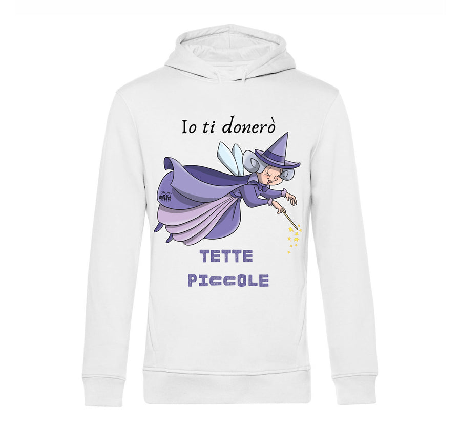 Felpa donna Le Fatine Ignoranti Tette Piccole ( T7893127 ) - Gufetto Brand 