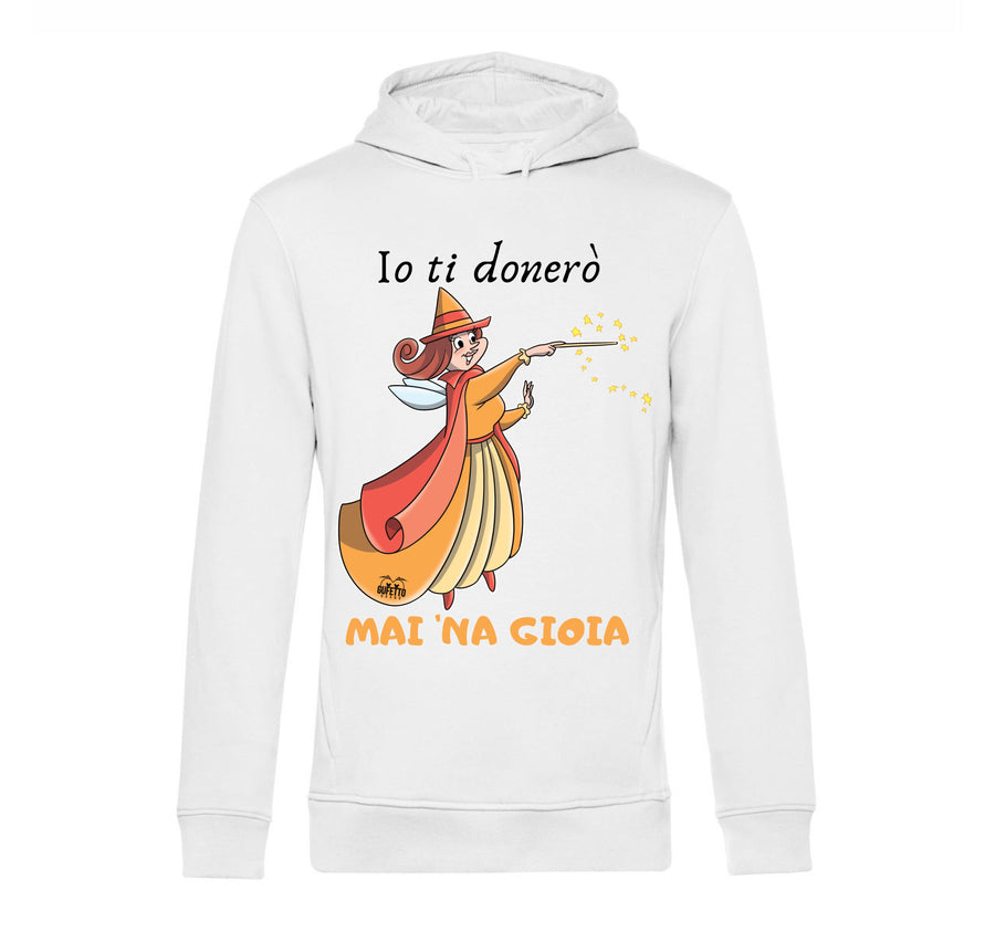 Felpa donna Le Fatine Ignoranti Mai 'na Gioia ( G7190472 ) - Gufetto Brand 