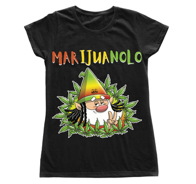 T-shirt Donna MARIJUANOLO ( M90002389 ) - Gufetto Brand 