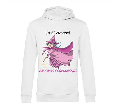Felpa donna Le Fatine Ignoranti Fame Permanente ( F5298420 ) - Gufetto Brand 