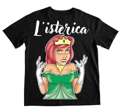 T-shirt Uomo Principesse 2.0 L'isterica ( I51100987 ) - Gufetto Brand 