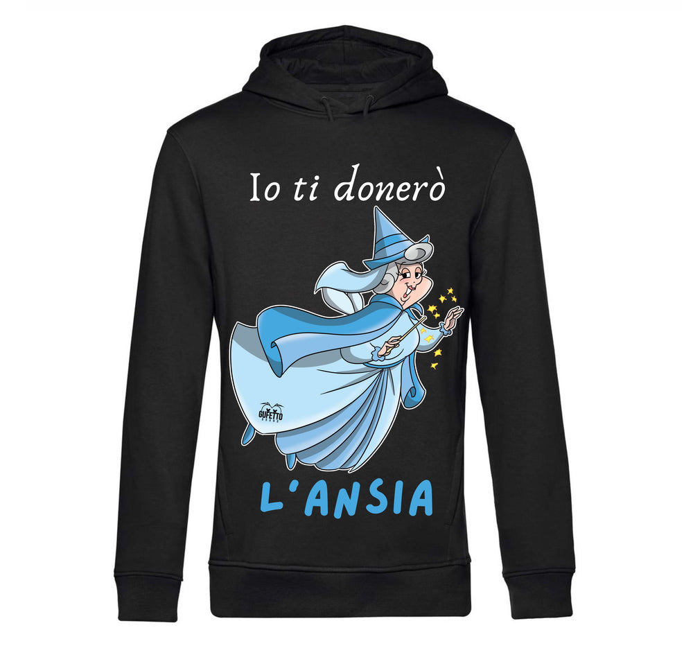Felpa donna Le Fatine Ignoranti Ansia ( A5709217 ) - Gufetto Brand 