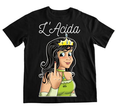T-shirt Uomo Principesse 2.0 L'ACIDA ( A21907543 ) - Gufetto Brand 