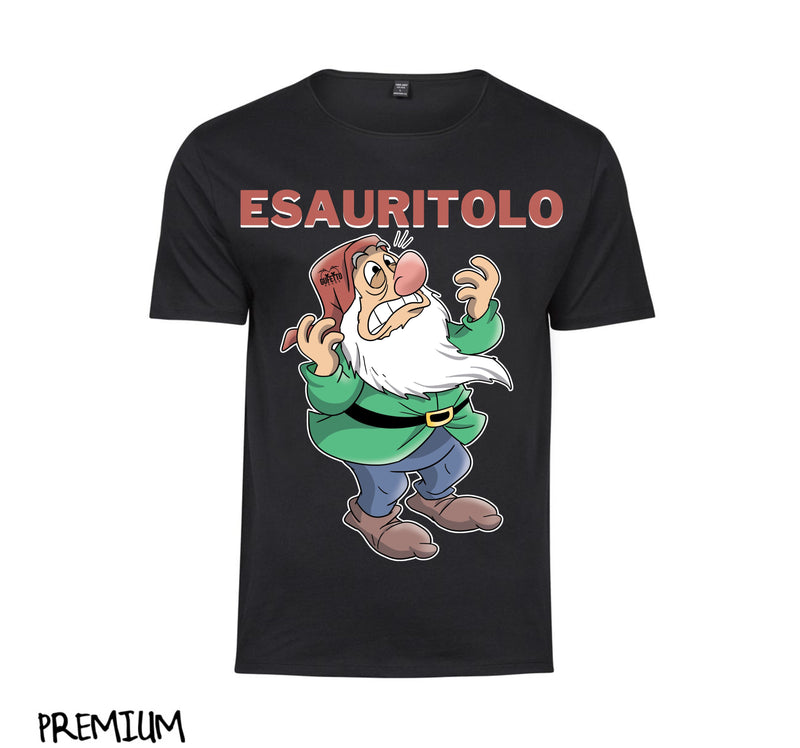 T-shirt Uomo ESAURITOLO ( E4509519 ) - Gufetto Brand 