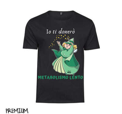 T-shirt Uomo Le Fatine Ignoranti Metabolismo Lento ( M5554298 ) - Gufetto Brand 