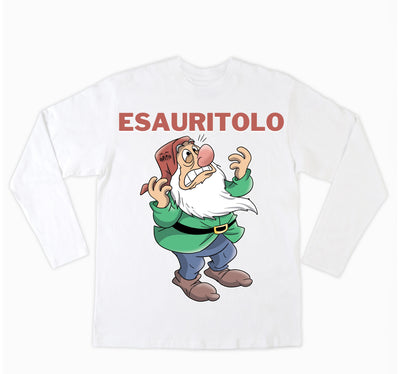 T-shirt Uomo ESAURITOLO ( E4509519 ) - Gufetto Brand 