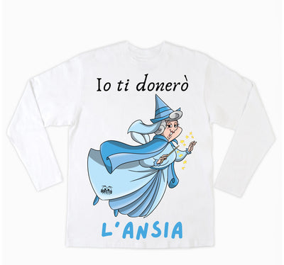 T-shirt Donna Le Fatine Ignoranti Ansia  ( A5709217 ) - Gufetto Brand 