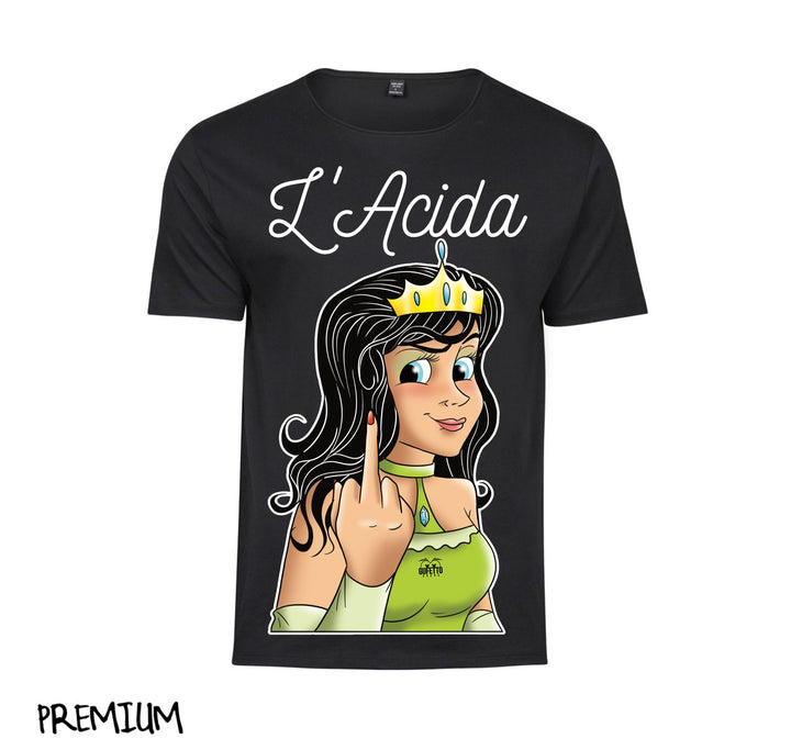 T-shirt Uomo Principesse 2.0 L'ACIDA ( A21907543 ) - Gufetto Brand 