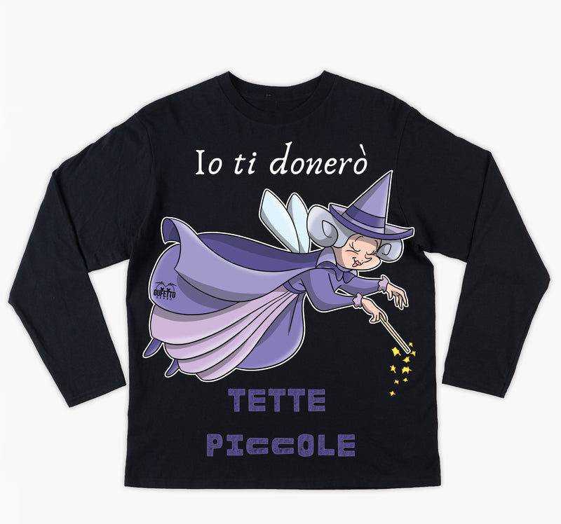 T-shirt Donna Le Fatine Ignoranti Tette Piccole ( T7893127 ) - Gufetto Brand 