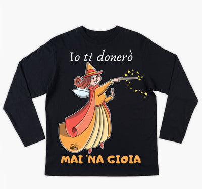 T-shirt Donna Le Fatine Ignoranti Mai 'na Gioia ( G7190472 ) - Gufetto Brand 