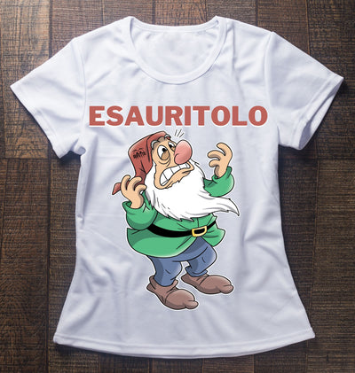 T-shirt Donna ESAURITOLO ( E4509519 ) - Gufetto Brand 