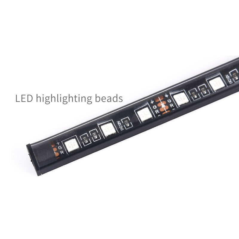 Retroilluminazione interna per auto a LED con accendisigari USB Atmosfera ambientale Luce d&