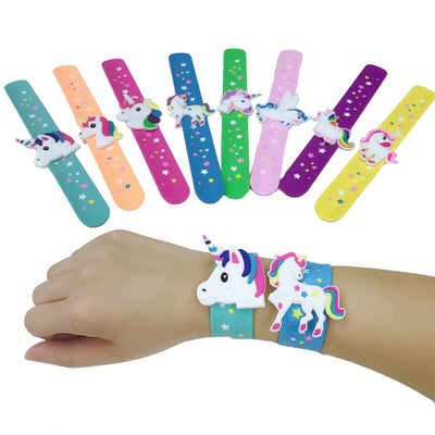 New Unicorn Party Rubber Bangle Bracelet Unicornio Birthday Party Decorations Kids Gifts Baby Shower Boy Girl Event Party Favors - Gufetto Brand 