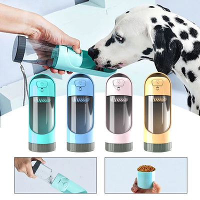 Summer Portable Pet Dog Water Bottle 300ml Drinking Bowl for Large Dogs Water Dispenser With Drinking Feeder Outdoor Bottle - Gufetto Brand 