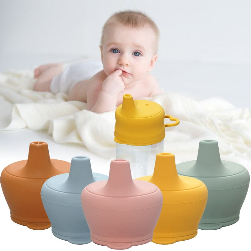 Bicchieri per neonati in silicone Bicchieri per bibite alla moda Bicchieri Sippy per bambini piccoli e bambini con tazza Sippy in silicone - Gufetto Brand 