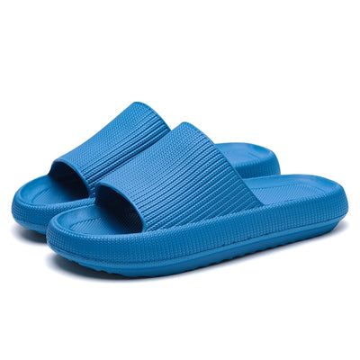 Women Thick Platform Slippers Summer Beach Eva Soft Sole Slide Sandals Leisure Men Ladies Indoor Bathroom Anti-slip Shoes - Gufetto Brand 