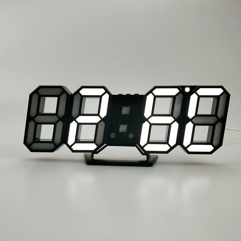 Orologio da parete digitale a LED Sveglia Data Temperatura Retroilluminazione automatica - Gufetto Brand 