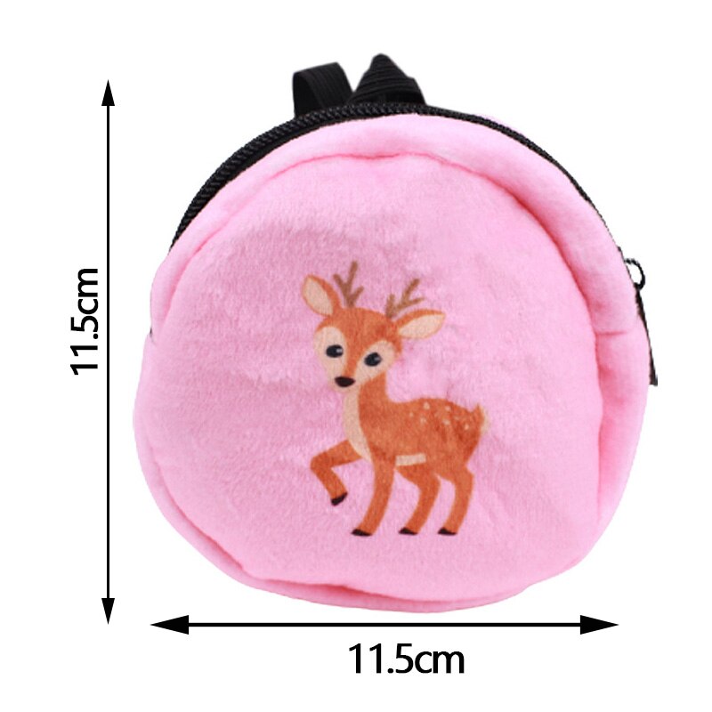 Unicorn Kitty Pony Doll Backpack Purse For American 18 Inch Girl 43 cm Born Baby Doll Clothes Accessories Items,Our Generation - Gufetto Brand 