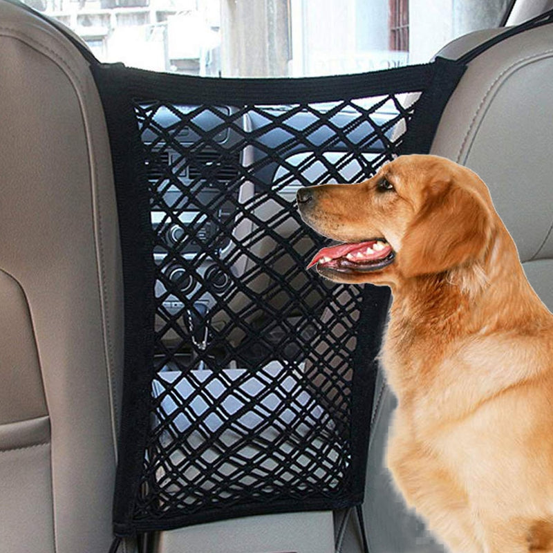 Coprisedile per cani Rete di protezione per auto Borsa di stoccaggio di  sicurezza Pet Mesh Isolamento da viaggio Sedile posteriore Barriera di  sicurezza Accessori per cuccioli