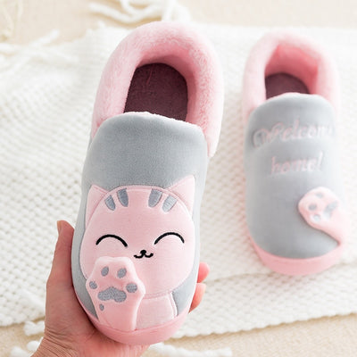 Pantofole da interno per bambini Scarpe calde invernali per bambini - Gufetto Brand 