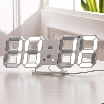 Orologio da parete digitale a LED Sveglia Data Temperatura Retroilluminazione automatica - Gufetto Brand 