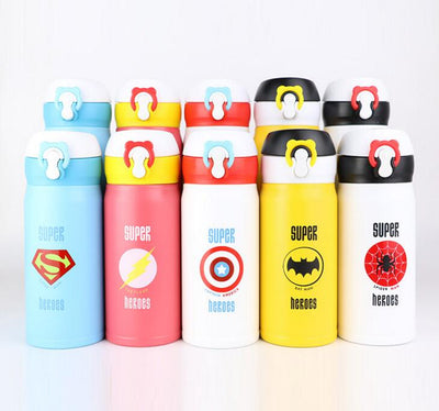 350/500ML Cute Cartoon garrafa termica thermo mug Thermos Stainless Steel Vacuum Flask for Kids Girls Men Water Bottle - Gufetto Brand 