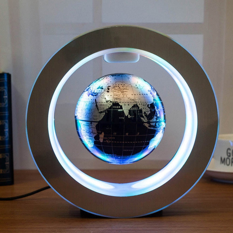 Round LED World Map Floating Globe Magnetic Levitation Light Anti Gravity Magic - Gufetto Brand 