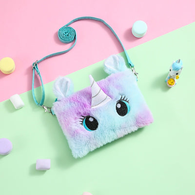 New Children's Cartoon Cute Girl Shoulder Messenger Cute Unicorn Animals Messenger Bag bag Cute Princess Mini Handbag Toy - Gufetto Brand 